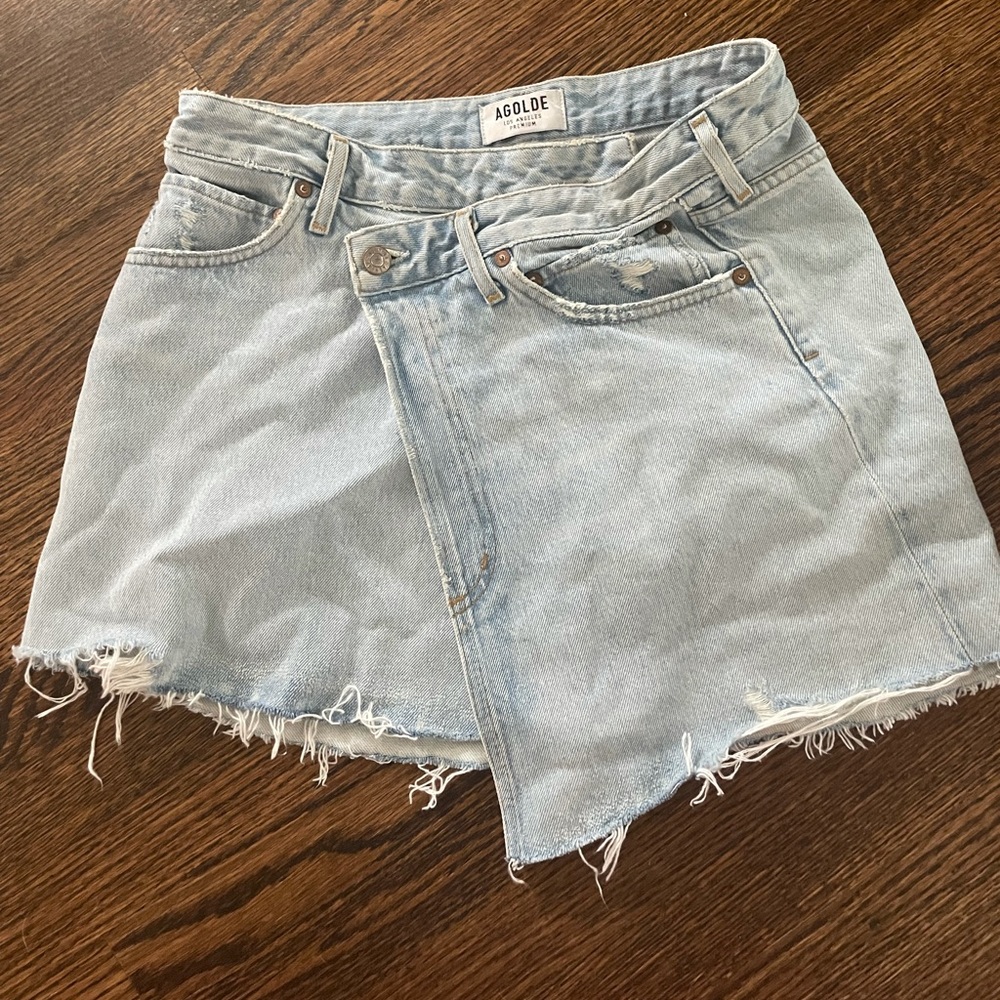 Agolde denim skirt